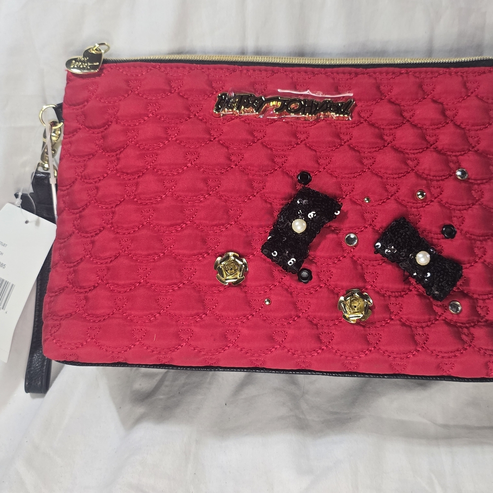 Betsey Johnson Red Quilted Women's Bag